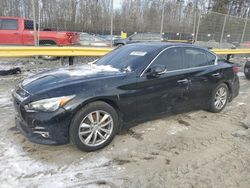 Salvage cars for sale at Waldorf, MD auction: 2014 Infiniti Q50 Base