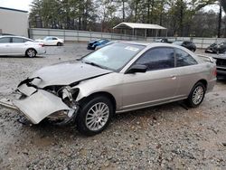 Honda Civic Vehiculos salvage en venta: 2005 Honda Civic LX