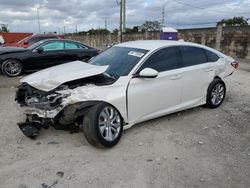 Salvage cars for sale at Homestead, FL auction: 2019 Honda Accord LX