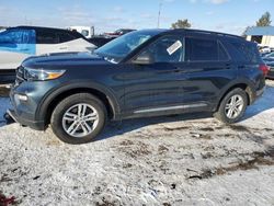 Salvage cars for sale at Woodhaven, MI auction: 2023 Ford Explorer XLT