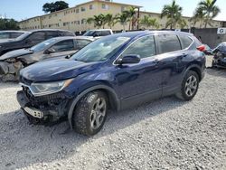 Salvage cars for sale at Opa Locka, FL auction: 2019 Honda CR-V EXL