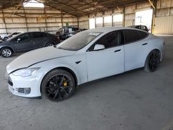 Salvage cars for sale at Phoenix, AZ auction: 2015 Tesla Model S