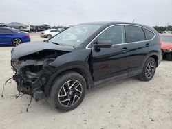 Salvage cars for sale at Houston, TX auction: 2016 Honda CR-V SE