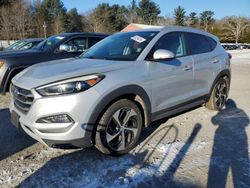 Salvage cars for sale at Mendon, MA auction: 2017 Hyundai Tucson Limited