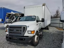 Salvage trucks for sale at Dunn, NC auction: 2013 Ford F750 Super Duty