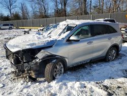 Salvage cars for sale at Waldorf, MD auction: 2019 KIA Sorento L