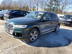 Salvage cars for sale at North Billerica, MA auction: 2018 Audi Q5 Premium Plus