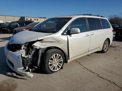 2016 Toyota Sienna XLE en venta en Wilmer, TX