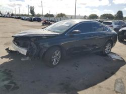 Salvage cars for sale at Miami, FL auction: 2015 Chrysler 200 Limited