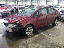 Honda Civic Vehiculos salvage en venta: 2013 Honda Civic LX