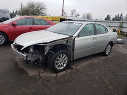 Salvage cars for sale at Woodburn, OR auction: 2003 Lexus ES 300