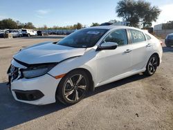 Salvage cars for sale at Orlando, FL auction: 2017 Honda Civic Touring