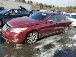 Salvage cars for sale at Exeter, RI auction: 2011 Hyundai Genesis 4.6L