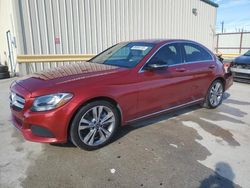 Salvage cars for sale at Haslet, TX auction: 2018 Mercedes-Benz C300