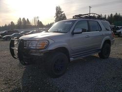 Salvage cars for sale at Graham, WA auction: 2001 Toyota Sequoia SR5