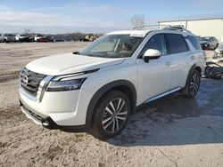 Salvage cars for sale at Kansas City, KS auction: 2024 Nissan Pathfinder Platinum