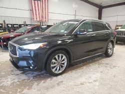 Salvage cars for sale at San Antonio, TX auction: 2021 Infiniti QX50 Luxe