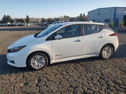 Salvage cars for sale at Vallejo, CA auction: 2019 Nissan Leaf S