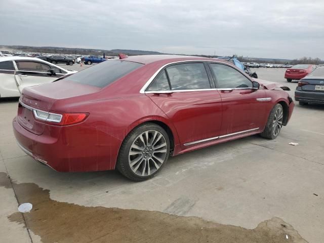 2018 Lincoln Continental Select