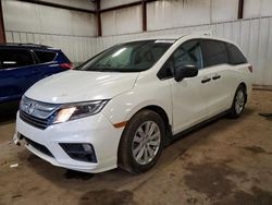 Salvage cars for sale at Lansing, MI auction: 2018 Honda Odyssey LX