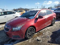 Chevrolet salvage cars for sale: 2011 Chevrolet Cruze LT