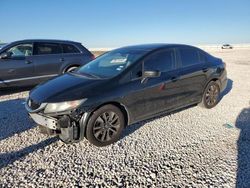 Salvage cars for sale at Taylor, TX auction: 2015 Honda Civic EX