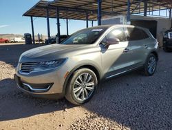 Salvage cars for sale from Copart Phoenix, AZ: 2016 Lincoln MKX Reserve