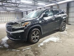 Toyota salvage cars for sale: 2016 Toyota Highlander XLE