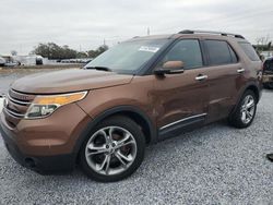 Salvage cars for sale at Riverview, FL auction: 2011 Ford Explorer Limited