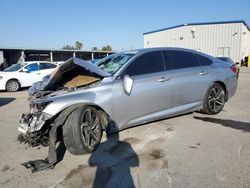 Salvage cars for sale from Copart Fresno, CA: 2018 Honda Accord Sport