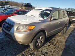 Salvage cars for sale at Windsor, NJ auction: 2007 Hyundai Santa FE GLS