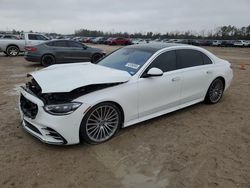 Salvage cars for sale at Houston, TX auction: 2024 Mercedes-Benz S 580 4matic