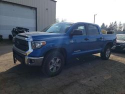 Toyota Tundra salvage cars for sale: 2018 Toyota Tundra Crewmax SR5