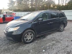 Salvage cars for sale at Knightdale, NC auction: 2012 Honda Odyssey EXL