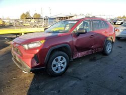 Salvage cars for sale at Denver, CO auction: 2020 Toyota Rav4 LE