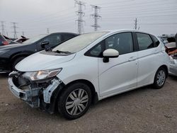 Salvage cars for sale at Elgin, IL auction: 2016 Honda FIT LX