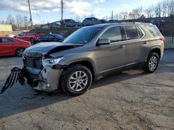 Salvage cars for sale at Marlboro, NY auction: 2018 Chevrolet Traverse LT