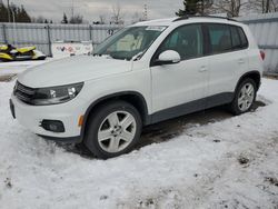 Salvage cars for sale from Copart Ontario Auction, ON: 2016 Volkswagen Tiguan Comfortline