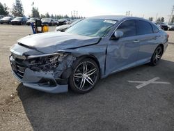 Salvage cars for sale at Rancho Cucamonga, CA auction: 2022 Honda Accord Touring Hybrid