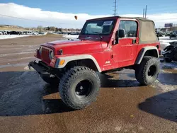 Jeep Wrangler / tj Sport salvage cars for sale: 2005 Jeep Wrangler / TJ Sport