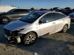 Salvage cars for sale at Antelope, CA auction: 2018 Toyota Prius Prime