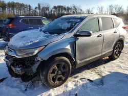 Salvage cars for sale at Waldorf, MD auction: 2018 Honda CR-V Touring