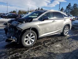 Salvage cars for sale at Denver, CO auction: 2017 Lexus RX 350 Base