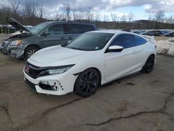 Salvage cars for sale at Marlboro, NY auction: 2020 Honda Civic Sport