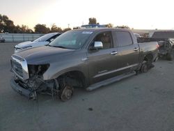 Toyota Tundra Crewmax Limited salvage cars for sale: 2008 Toyota Tundra Crewmax Limited