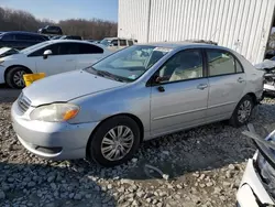 Salvage cars for sale at Windsor, NJ auction: 2006 Toyota Corolla CE