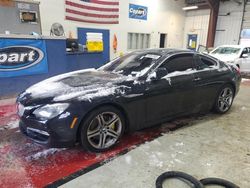 Salvage cars for sale at Angola, NY auction: 2012 BMW 650 I