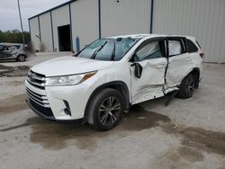 Salvage cars for sale at Apopka, FL auction: 2019 Toyota Highlander LE