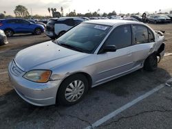 Honda Civic salvage cars for sale: 2003 Honda Civic LX