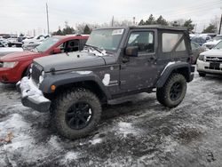 Salvage cars for sale at Denver, CO auction: 2016 Jeep Wrangler Sport